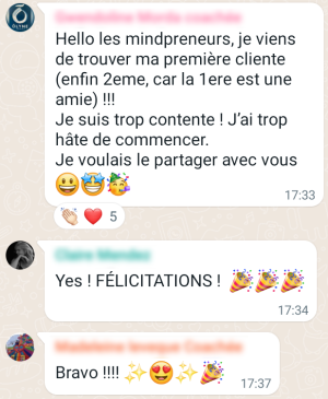 Gwendoline - 1ère cliente