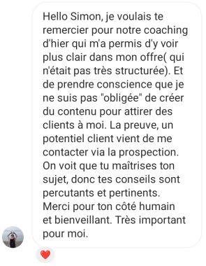 Témoignage Isabel Copywriter - Copywriting
