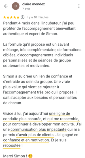 Témoignage Claire Mendez 2